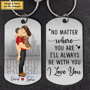 My Love, I Choose You-Personalized Stainless Steel Keychain - Gifts For Couple
