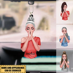 Christian Woman God Says I Am Personalized Car Hanging Ornament