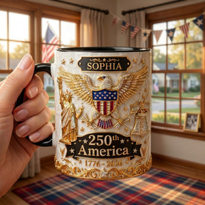 Personalized America 250th Anniversary Mug