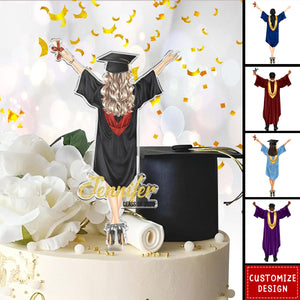 Personalized Graduation Cake Topper-Class of 2025