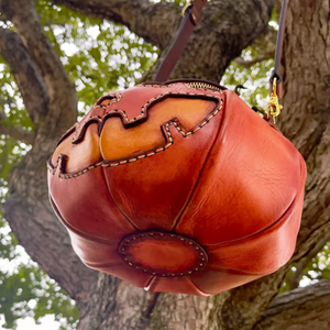 The Great Purely handmade leather Pumpkin Bag