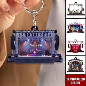 Personalized Music festivals/Concert Keychain-Gift For Music Lovers