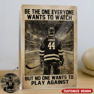 Personalized Hockey Acrylic Plaque - Gift For Hockey Lovers