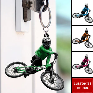 Personalized Mountain Bike Keychain-Gift for Biker-2025 New Release