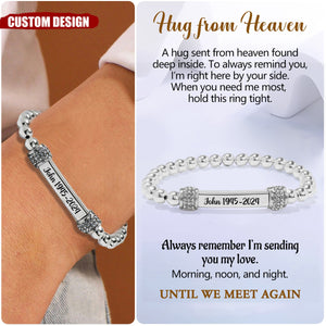 Forever In My Heart - Personalized Memorial Bead Bracelet