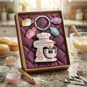 Baking Mom Acrylic Tag Keychain - Personalized Gifts For Mother