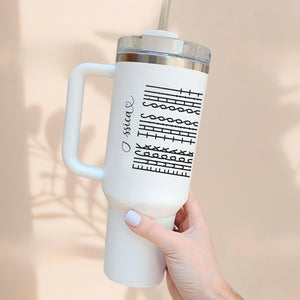 Let The Tumbler Do The Talking-Personalized Fk This Sh*t Tumbler-Gift For Best Friends, Sisters, Family Members, Coworkers