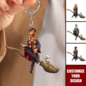 Magic Witch - Personalized Witch Keychain Gifts For Witch Lovers