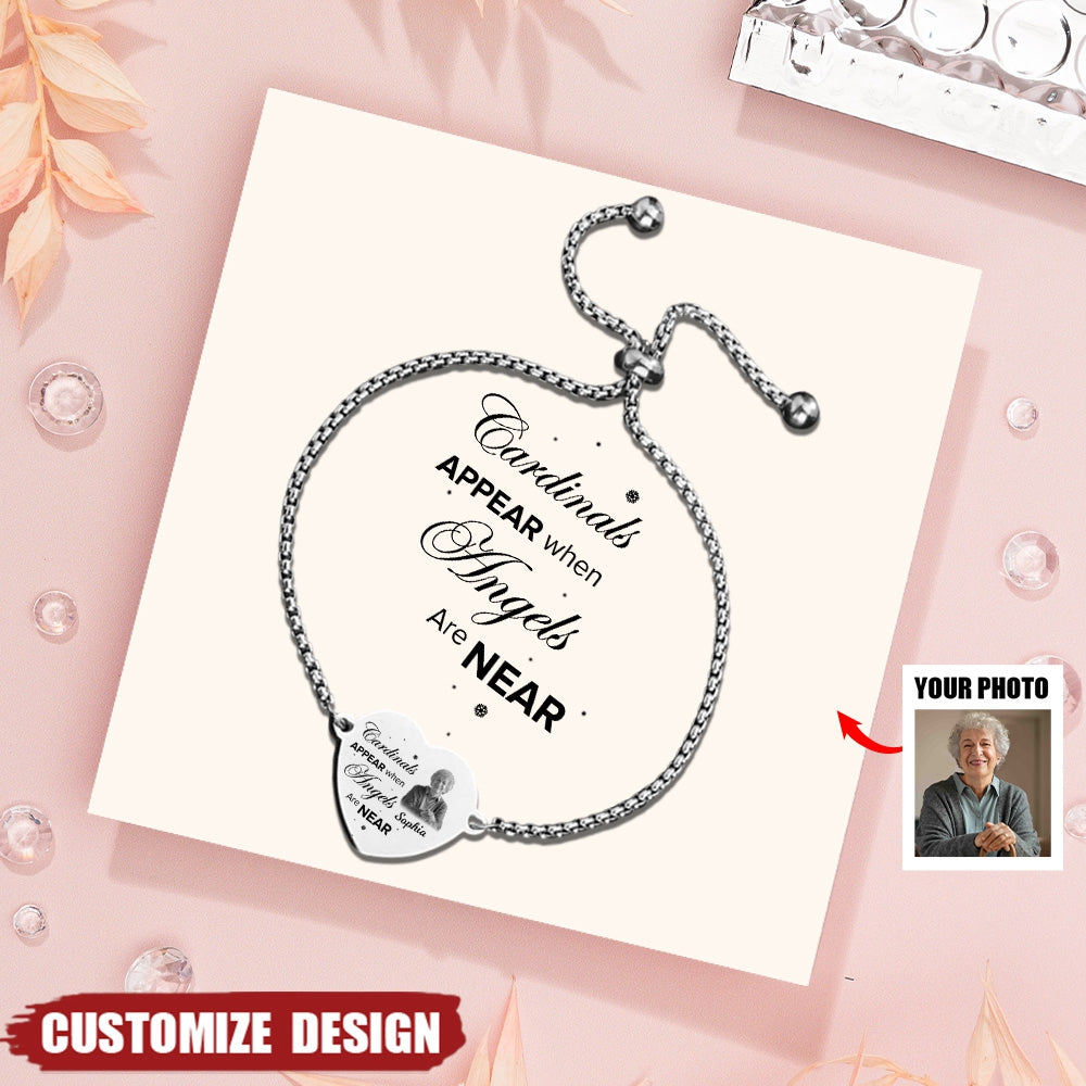 Your Wings Were Ready - Stainless Steel Personalized Bracelet