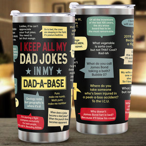 Gift for Dad - Stainless Steel Tumbler 20Oz - Dad Joke Birthday Gift for Dad Men Gift - Fathers Day Gift