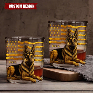 Any Dog Breeds, Gift For Dog Lovers - Personalized Dog Whiskey Glass