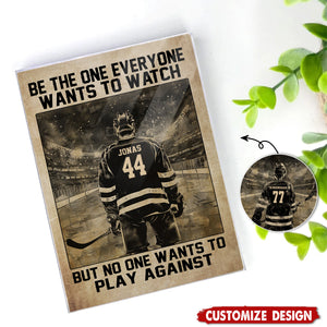 Personalized Hockey Acrylic Plaque - Gift For Hockey Lovers