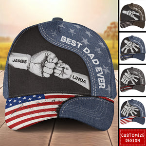Best Papa Ever-Personalized Classic Cap