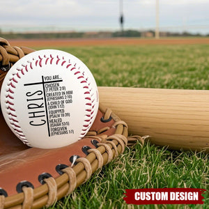 You Are...Personalized Christian Baseball, Religious Gift