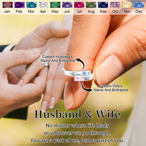 Personalized Double Baguette Bypass Ring