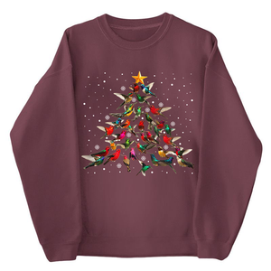 Hummingbirds Tree Sweatshirt - Gift For Bird Lovers