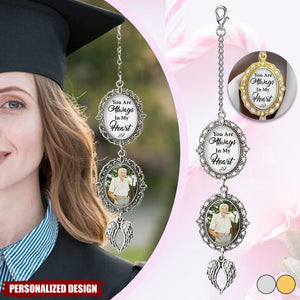 You Are Always In My Heart-Personalized Tassel Charm-Graduation Gift For Loss Of Loved One