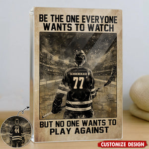 Personalized Hockey Acrylic Plaque - Gift For Hockey Lovers