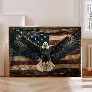 July 4th Eagle Poster-Gift For Christians, Eagle Lovers