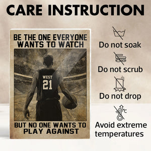 Personalized Basketball Acrylic Plaque-Gift For Basketball Lovers