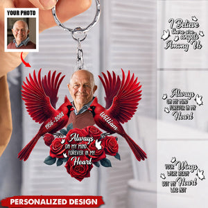 I Believe There Are Angels Among Us-Personalized Acrylic Keychain