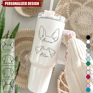 Personalized Dog/Cat Mom Tumbler-Gift For Pet Lovers