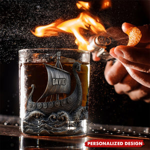 Viking Spirit - Personalized Viking Whiskey Glass