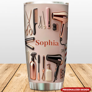 Proud Hair Stylist-Personalized Hairdresser Tumbler