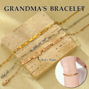 Personalized Mini Name Bar Bracelet
