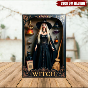 Magical Witch - Personalized Witch Custom Shaped Acrylic Plaque