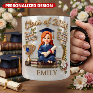 Personalized Class Of 2026 Accent Mug-Graduation Gifts