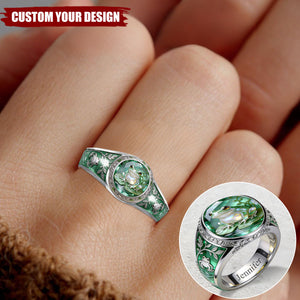 Just A Girl Who Loves Frog - Personalized Frog Signet Ring