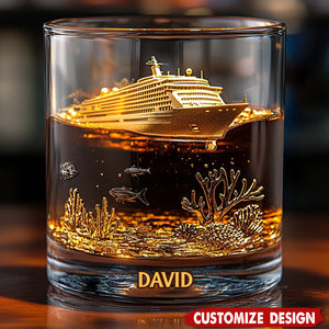 Cruise Life - Personalized Cruising Whiskey Decanter Set