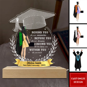 Happy Graduation - Personalized Custom LED Light