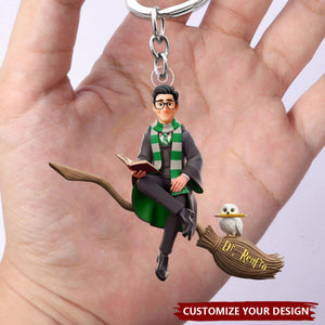 Magic Witch - Personalized Witch Keychain Gifts For Witch Lovers