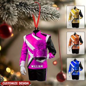 Personalized Marching Band Uniform Ornament - Gift For Band Leader, Music Lover