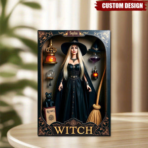 Magical Witch - Personalized Witch Custom Shaped Acrylic Plaque