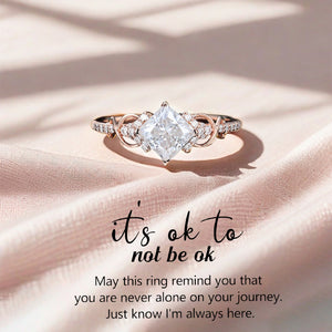 It's OK To Not Be OK Princess Ring - Gift For Your Loved One
