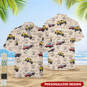 Upload Car Photo-Personalized Hawaiian Shirt
