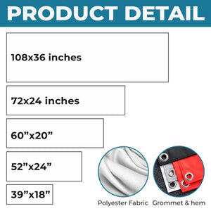 Personalized America 250th Anniversary Outdoor Banner - Gifts For Mom, Dad, Brother, Sister, Kids - Together We Shine Bright