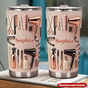 Proud Hair Stylist-Personalized Hairdresser Tumbler
