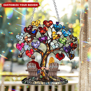 You And Me We Got This - Personalized Couple Window Hanging Suncatcher Ornament