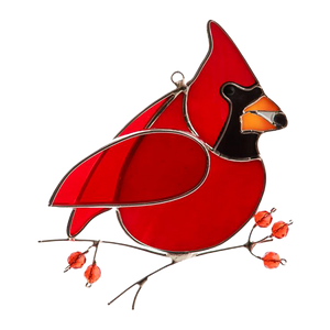 Stained Glass Humming Birds Suncatcher - Gift For Bird Lovers