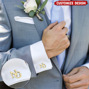 Personalized Name Cufflinks - Groomsmen Gifts,Wedding Cufflinks