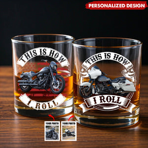 Personalized Upload Vehicle Photo Whiskey Glass-Gift For Car Lover