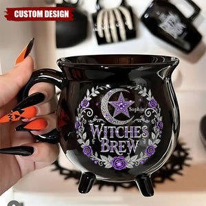 Witches Brew - Personalized Witch Cauldron Mug