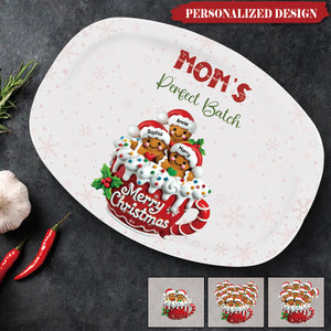 Grandma's Perfect Batch Christmas - Personalized Platter