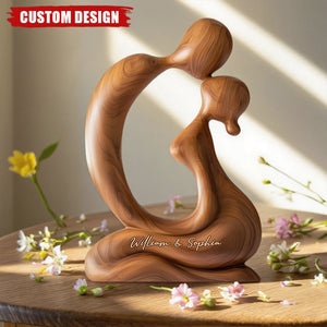 You And Me We Got This - Personalized Couple Shaped Wood Plaque