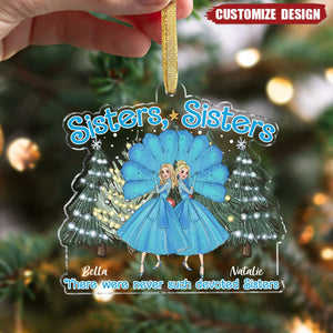 2024 New Release Sisters Sisters- Personalized Acrylic Christmas Ornament