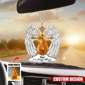 I'm Always With You - Personalized Photo Acrylic Car Ornament